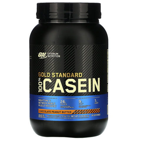 Optimum Nutrition, Gold Standard 100% Casein, Chocolate Peanut Butter, 2 lb (907 g)