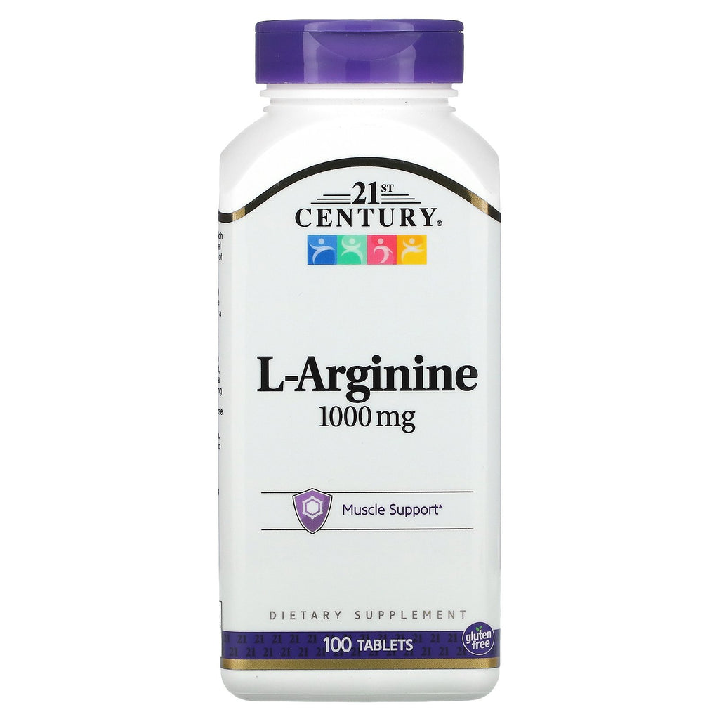 21st Century, L-Arginine, 1,000 mg, 100 Tablets