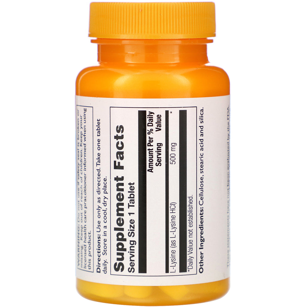 Thompson, L-Lysine, 500 mg, 60 tabletter