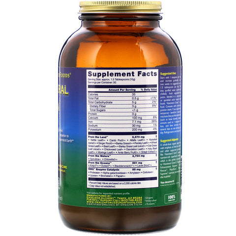 HealthForce Superfoods, verde vitamínico, versión 5.5, 500 g (17,64 oz)