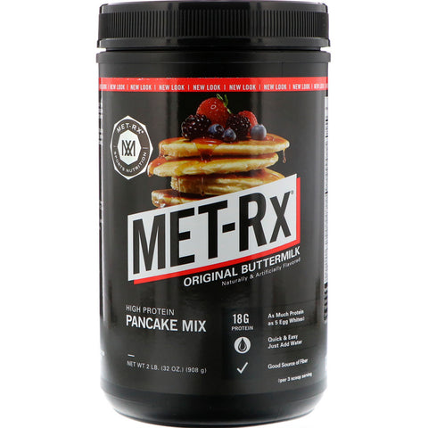 MET-Rx, High Protein Pancake Mix, Original Buttermilk, 2 lbs (908 g)