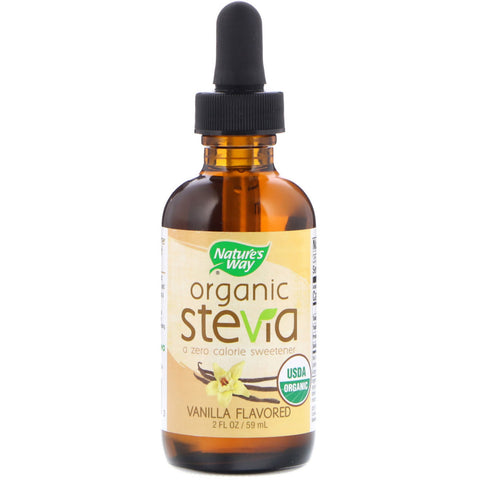 Nature's Way, Organic, Stevia, Vanilla Flavor, 2 fl oz (59 ml)