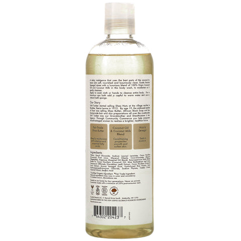 SheaMoisture, 100 % Virgin Coconut Oil, Daily Hydration Body Wash, 13 fl oz (384 ml)