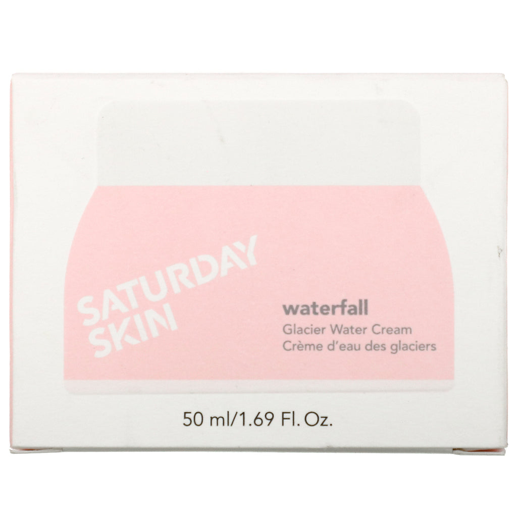 Saturday Skin, Cascada, Crema de agua glaciar, 50 ml (1,69 oz. líq.)