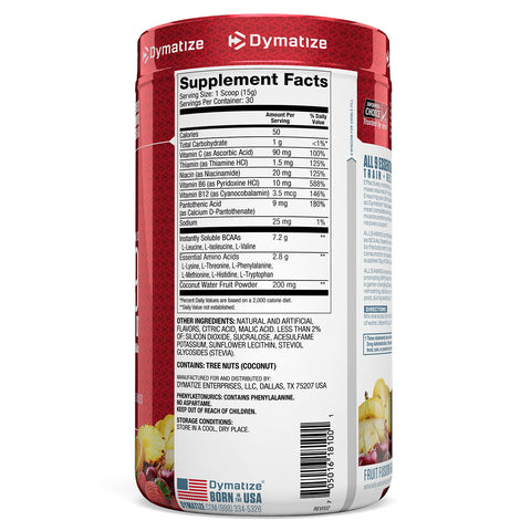 Dymatize Nutrition, ALL9AMINO, Fruit Fusion Rush, 15,87 (450 g)