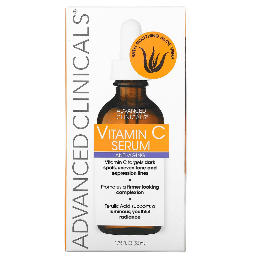 Advanced Clinicals, Vitamina C, suero antienvejecimiento, 52 ml (1,75 oz. líq.)