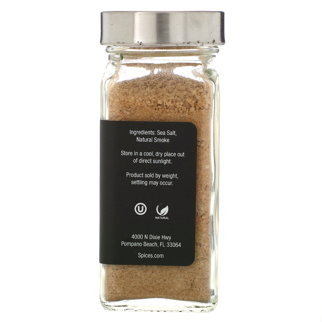 The Spice Lab, Sal marina ahumada de nogal americano, grano fino, 3,5 oz (99 g)