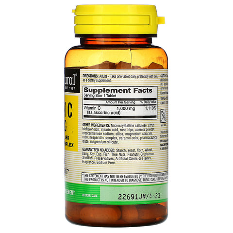 Mason Natural, C-vitamin, 1.000 mg, 90 tabletter