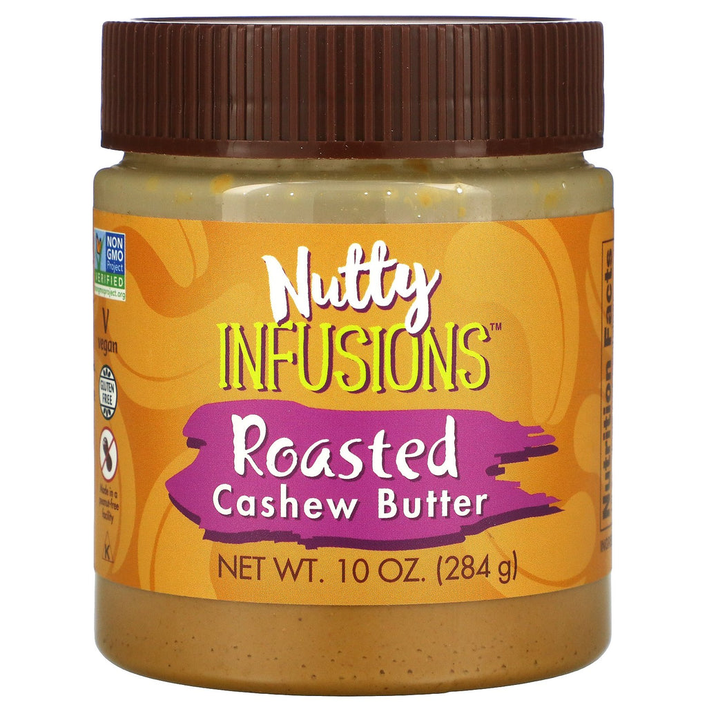 Now Foods, Ellyndale Naturals, Nutty Infusions, Roasted Cashew Butter, 10 oz (284 g)