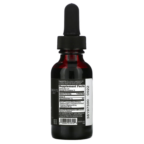 DaVinci Laboratories of Vermont, Liposomal Hyldebær, 1 fl oz (30 ml)