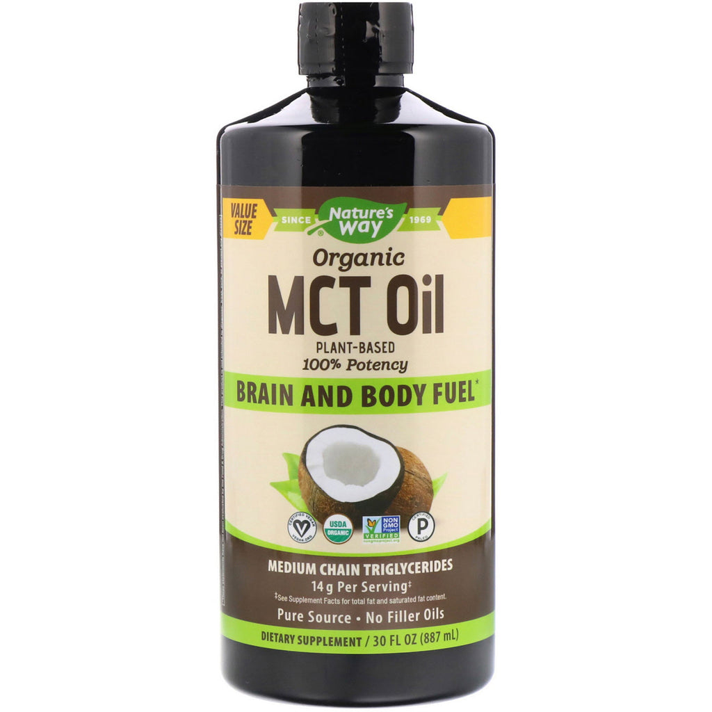 Nature's Way, Organic MCT Oil, 30 fl oz (887 ml)