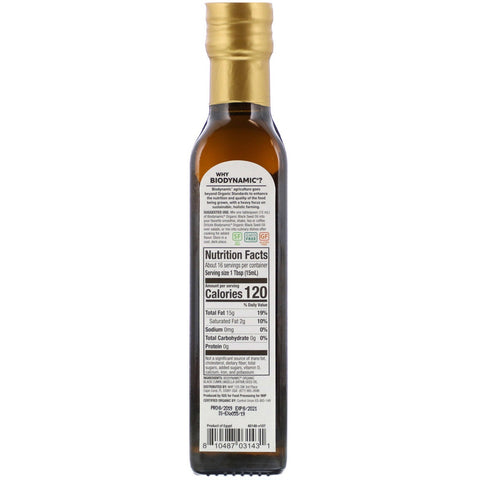 Dr. Mercola, Biodinámico, Aceite de semilla negra, 8,4 fl oz (250 ml)