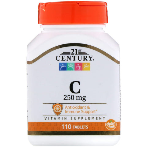 21st Century, Vitamin C, 250 mg, 110 Tablets