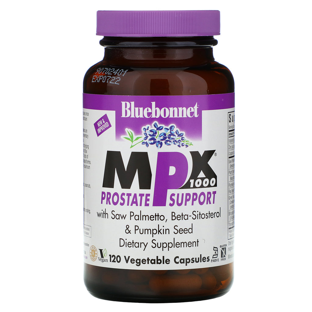 Bluebonnet Nutrition, MPX 1000, Prostate Support, 120 Vcaps