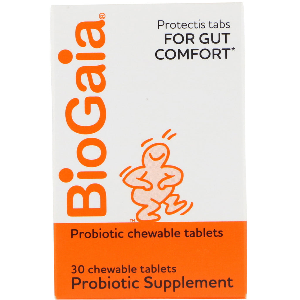 BioGaia, Probiotic Supplement, Lemon Flavored, 30 Chewable Tablets