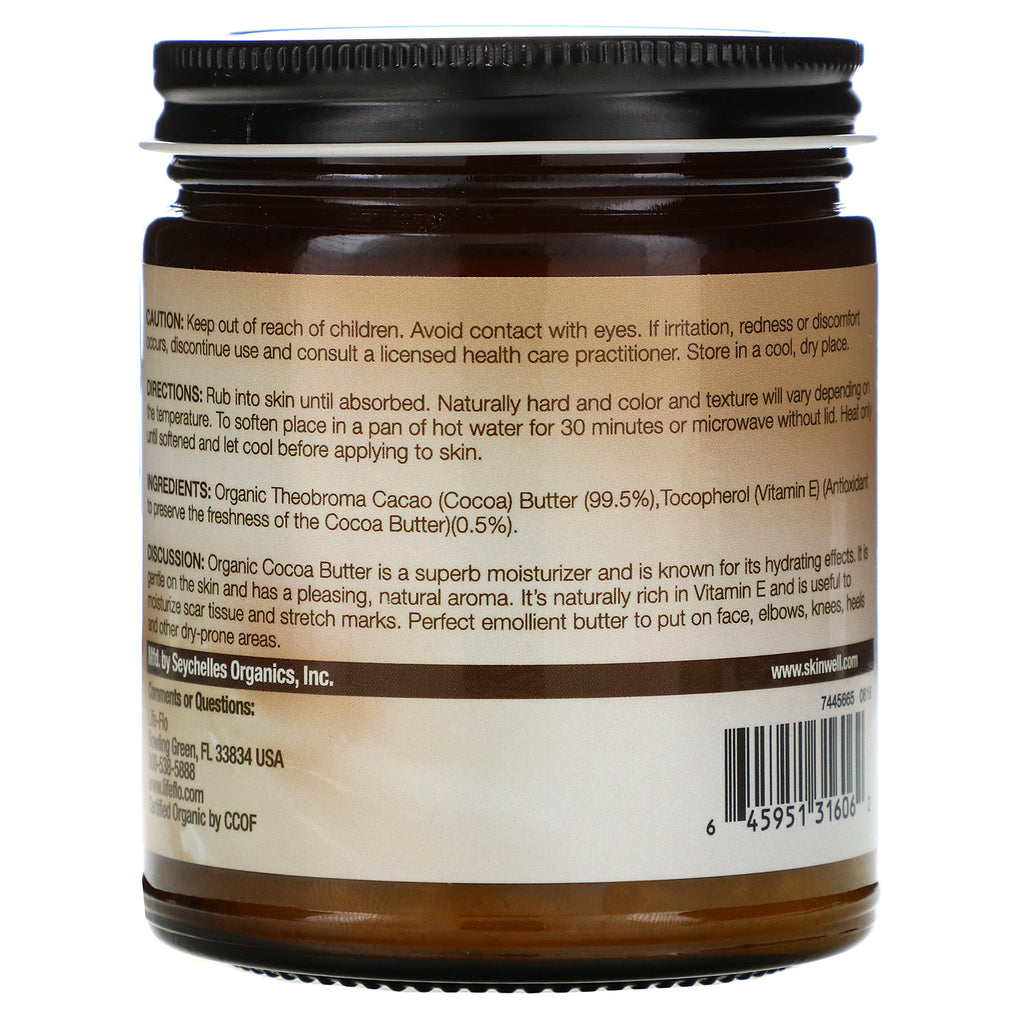 Life-flo, rent kakaosmør, 9 fl oz (266 ml)