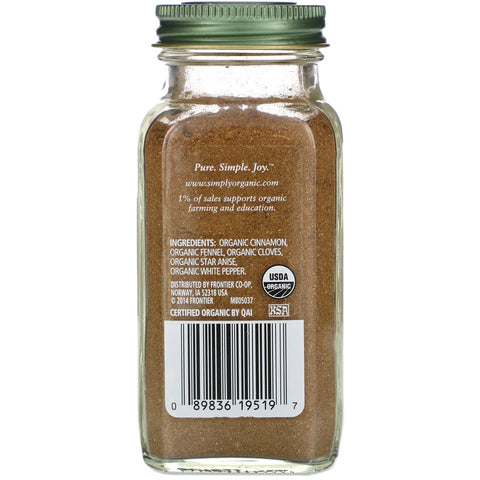 Simply , Five Spice Powder, 2,01 oz (57 g)