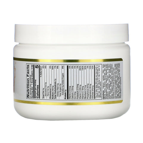 California Gold Nutrition, HydrationUP, mezcla de bebida con electrolitos en polvo, cítricos, 8 oz (227 g)