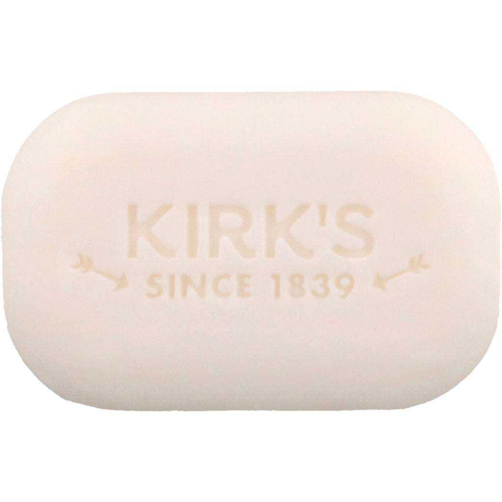 Kirk's, 100 % premium kokosolie skånsom Castilla sæbe, parfumefri, 4 oz (113 g)