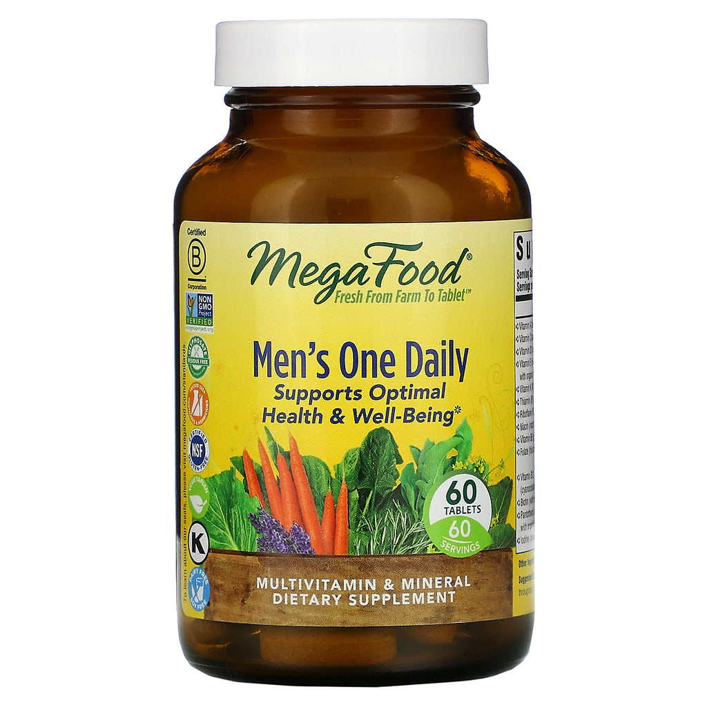 MegaFood, Men's One Daily, 60 Tablets