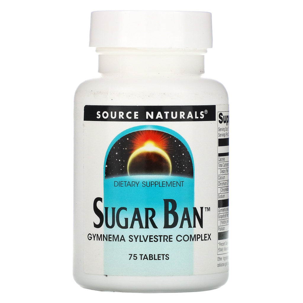 Source Naturals, Sugar Ban, 75 Tablets