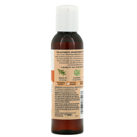 Aura Cacia, Aromaterapi Kropsolie, Varmende Balsam Gran, 4 fl oz (118 ml)