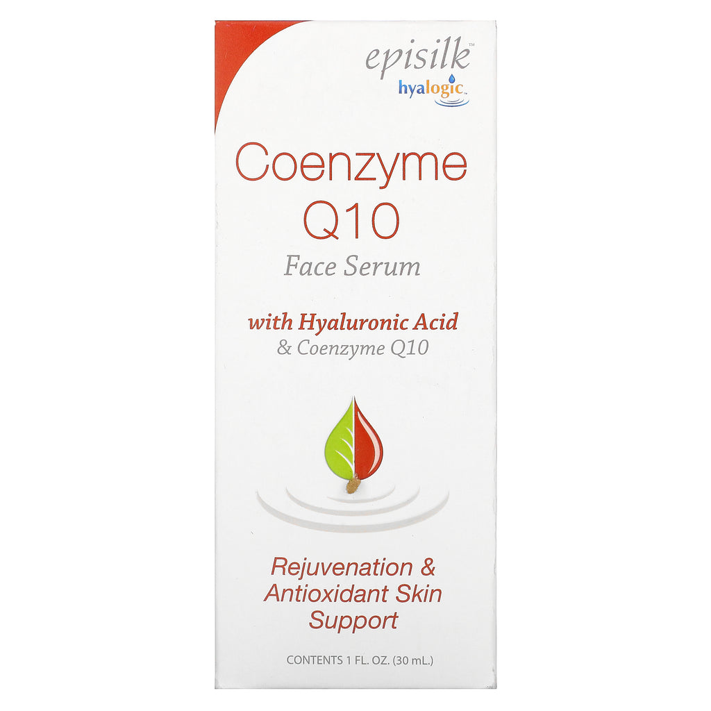 Hyalogic, Episilk, Coenzyme Q10 Face Serum, 1 fl oz (30 ml)