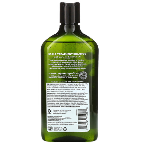 Avalon s, Shampoo, Scalp Treatment, Tea Tree, 11 fl oz (325 ml)
