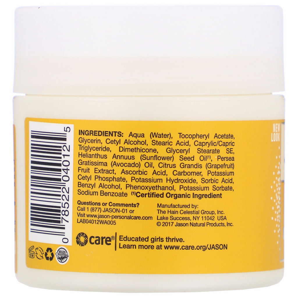 Jason Natural, Age Renewal Vitamin E Moisturizing Creme, 25.000 IE, 4 oz (113 g)