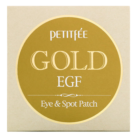 Petitfee, guld og EGF, øjen- og pletplaster, 60 øjne/30 pletter