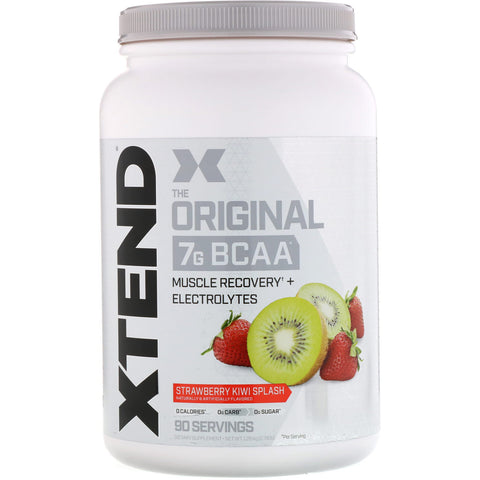 Xtend, The Original 7G BCAA, Strawberry Kiwi Splash, 2.78 lb (1.26 kg)