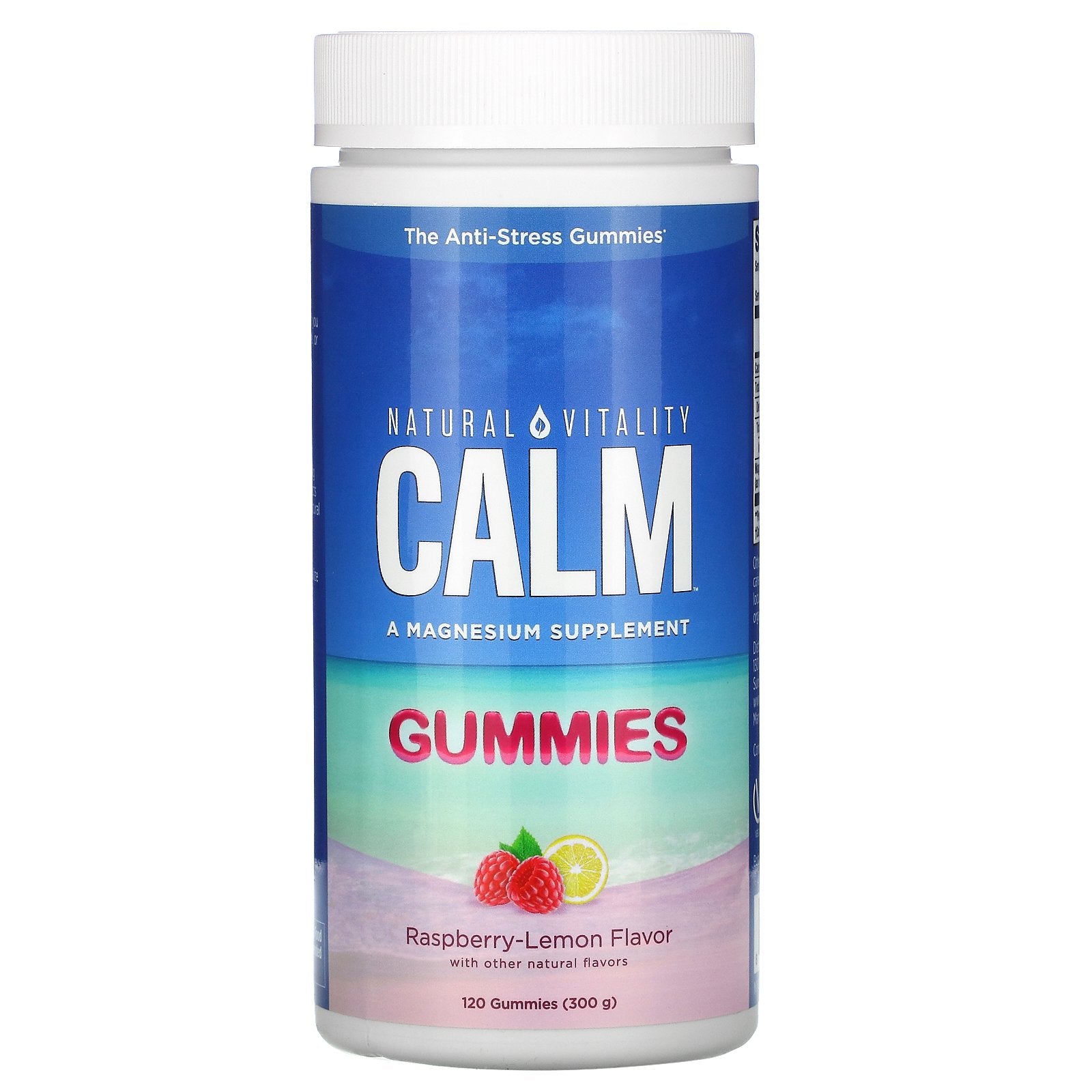 Natural Vitality, CALM, The Anti-Stress Gummies, Raspberry-Lemon Flavor, 120 Gummies