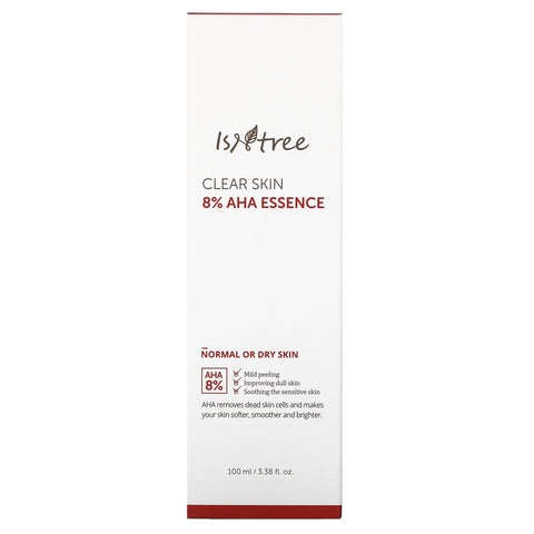 Isntree, Clear Skin 8% AHA Essence, 3,38 fl oz (100 ml)