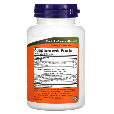 Now Foods, Super Enzymes, 90 Capsules