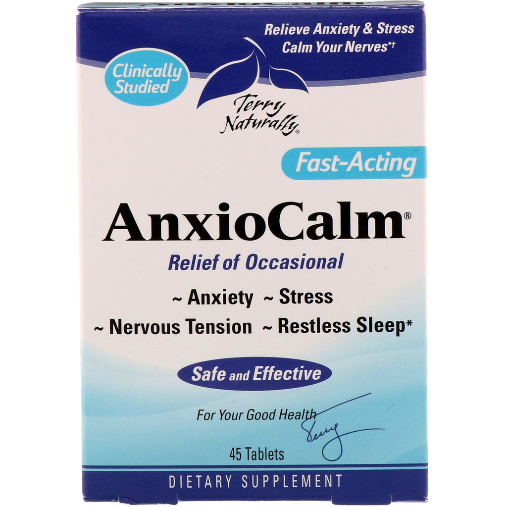 Terry Naturally, AnxioCalm, 45 Tablets