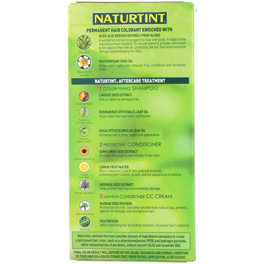 Naturtint, Tinte permanente para el cabello, Rubio claro amanecer 10N, 5,6 fl oz (165 ml)