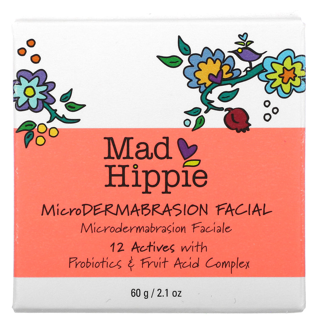 Productos para el cuidado de la piel Mad Hippie, microdermoabrasión facial, 2,1 oz (60 g)