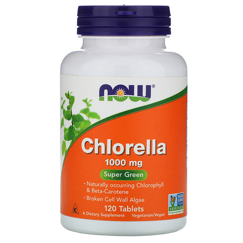 Now Foods, Chlorella, 1,000 mg, 120 Tablets