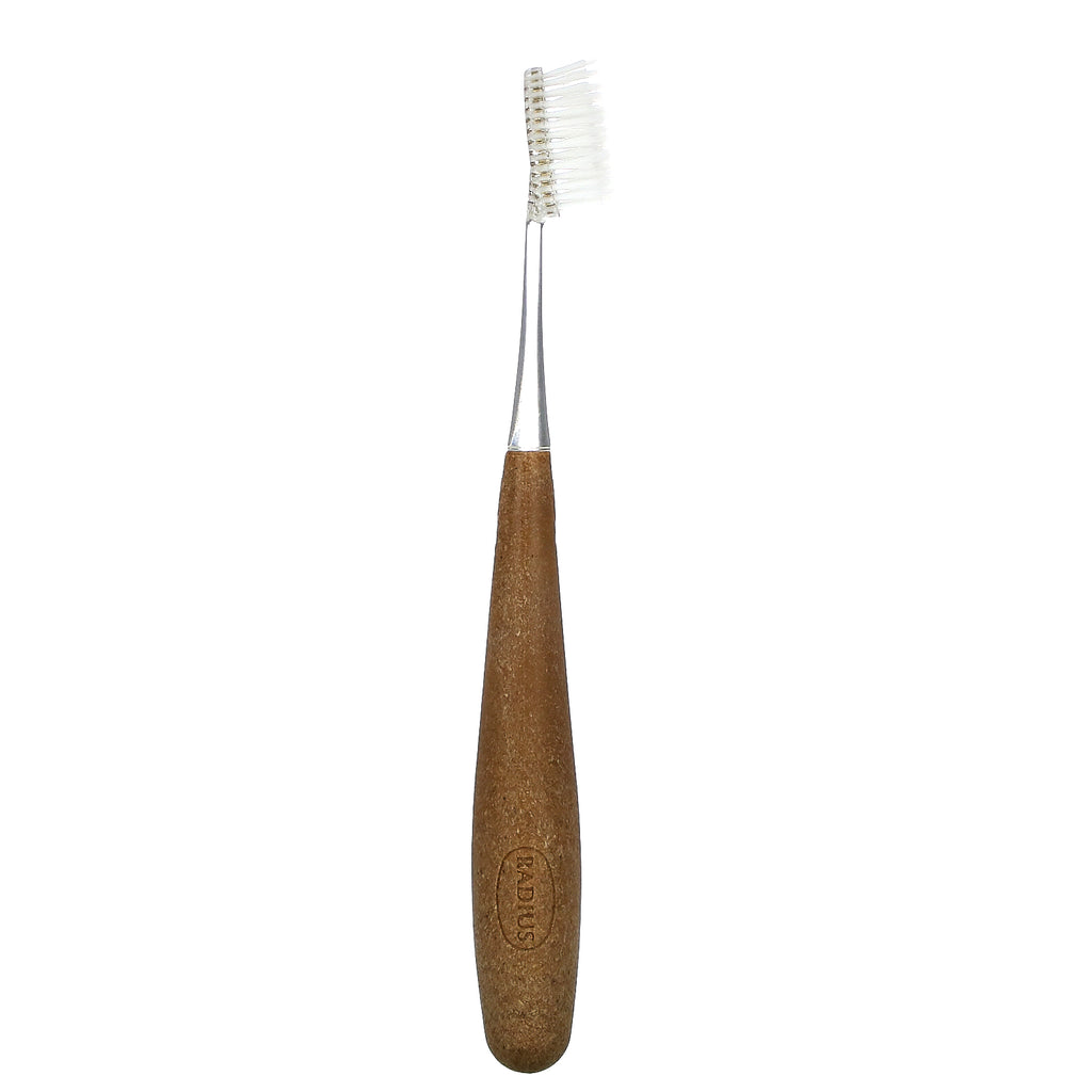 RADIUS, cepillo de dientes Source Floss, súper suave, 1 cepillo de dientes con cabezal reemplazable