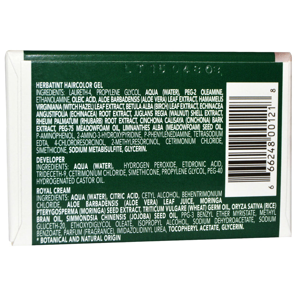 Herbatint, Permanent Haircolor Gel, 8R, Lys kobberblond, 4,56 fl oz (135 ml)