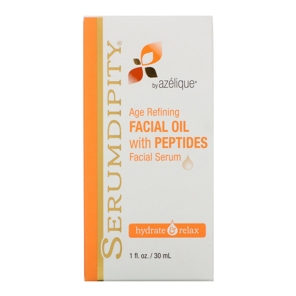 Azelique, Serumdipity, aceite facial antienvejecimiento con péptidos, suero facial, 1 fl oz (30 ml)