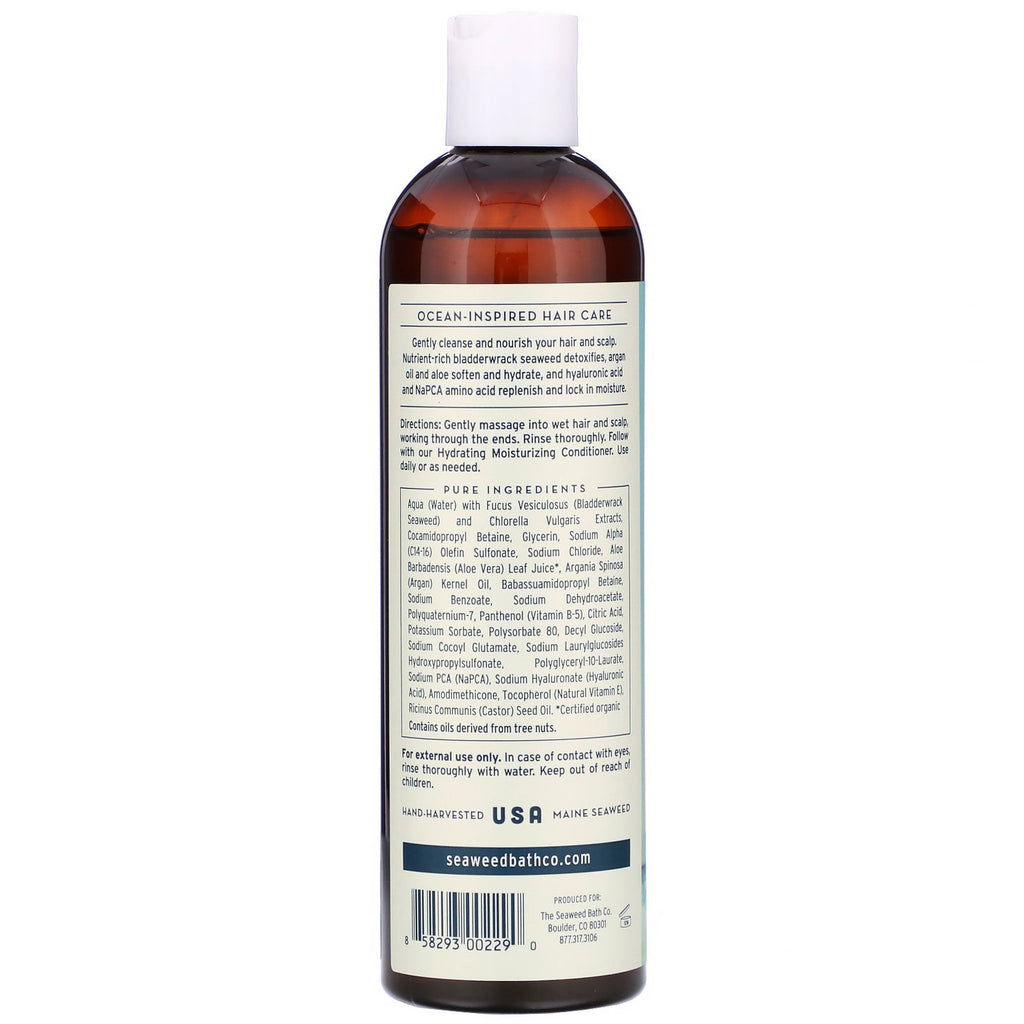 The Seaweed Bath Co., Hydrating Moisturizing Shampoo, Uparfumeret, 12 fl oz (354 ml)