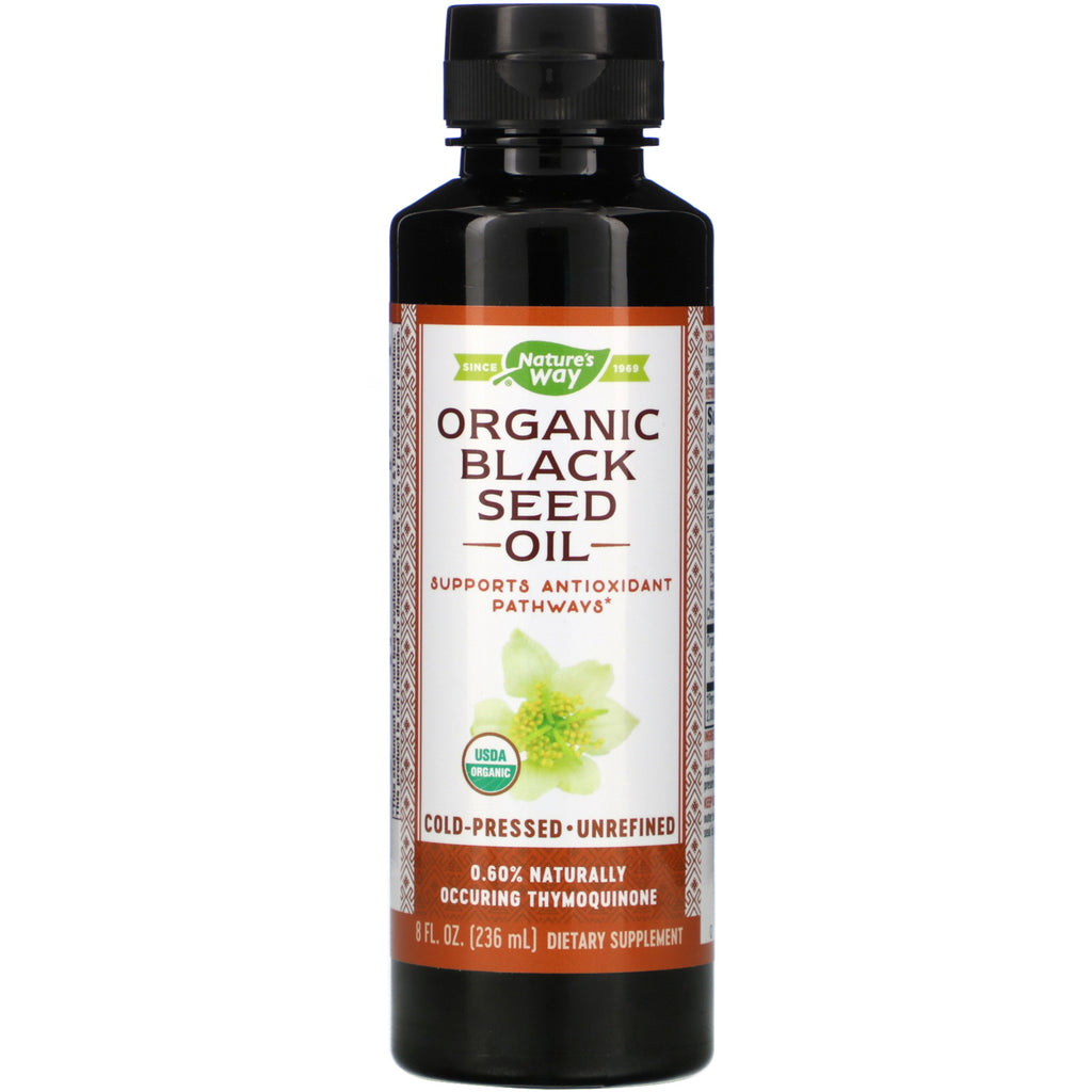 Nature's Way, Organic Black Seed Oil, 8 fl oz (236 ml)