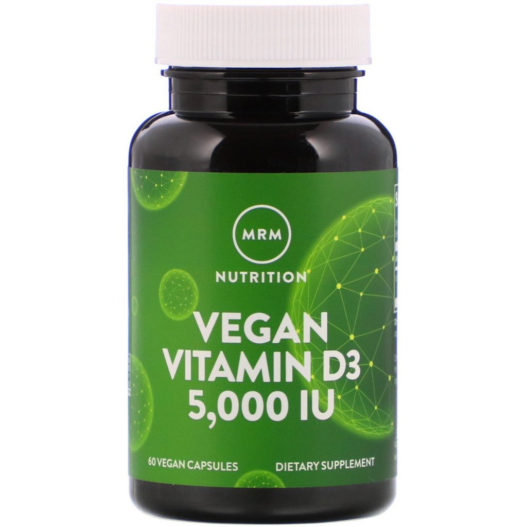 MRM, Vegan Vitamin D3, 5,000 IU, 60 Vegan Capsules