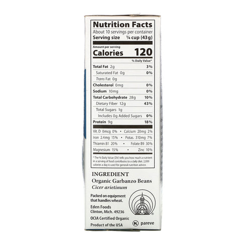 Eden Foods,  Garbanzo Beans, 16 oz (454 g)