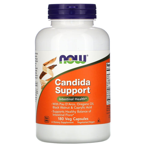 Now Foods, Candida Support, 180 Veg Capsules