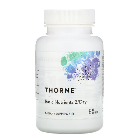 Thorne Research, Basic Nutrients 2/Day, 60 Capsules