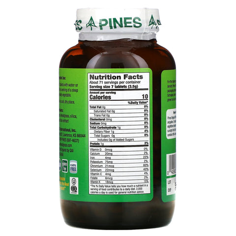 Pines International, pasto de trigo, 500 mg, 500 tabletas