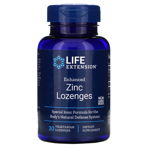 Life Extension, Enhanced Zinc Lozenges, 30 Vegetarian Lozenges
