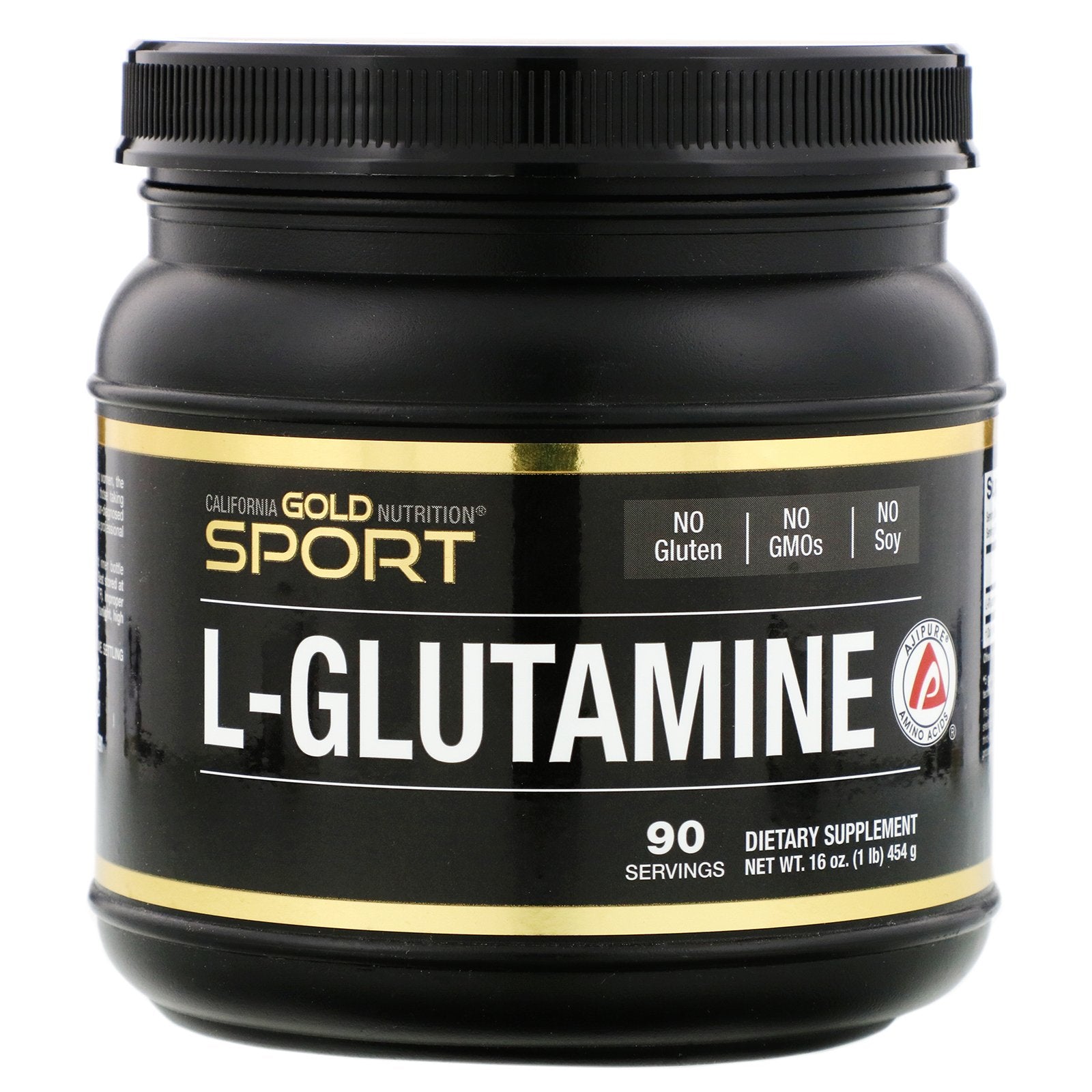 California Gold Nutrition, L-Glutamine Powder, AjiPure, Gluten Free, 16 oz (454 g)